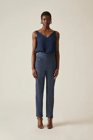 James Lakeland Denim Pin Tuck Jeans