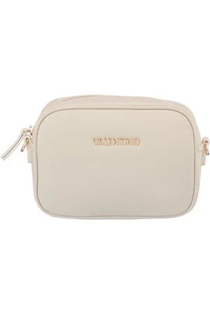 VALENTINO Never Logo Strap Camera Bag Ecru
