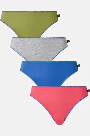 British Boxers Pack of Four "Fresh Pastels" Bamboo High Leg Knickers