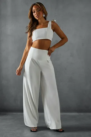 MissPap Corset High Waist Wide Leg Trousers