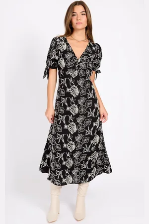Little Mistress Embroidered Cotton Midaxi Dress