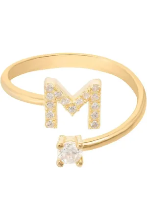 Latelita Initial Ring Gold M