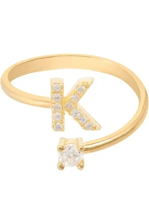 Latelita Initial Ring Gold K