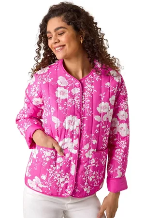 Roman Floral Print Cotton Jacket