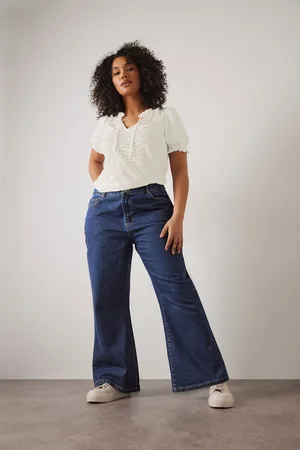 Evans Denim Wide Leg Jeans