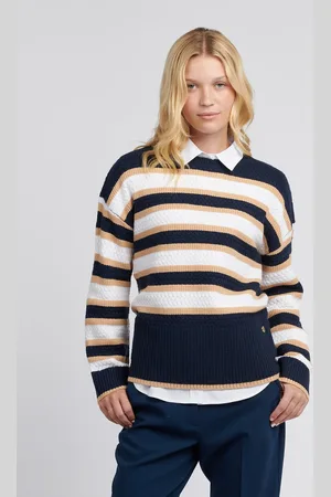U.S. Polo Assn. Cable Textured Stripe Jumper
