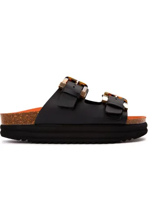 V.gan Vegan Plum Footbed Tortoiseshell Sandals
