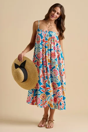 Brakeburn Full Bloom Midi Dress