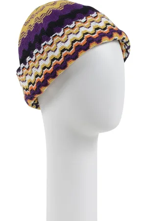 Missoni Zigzag Knit Beanie multicolor Women Hats