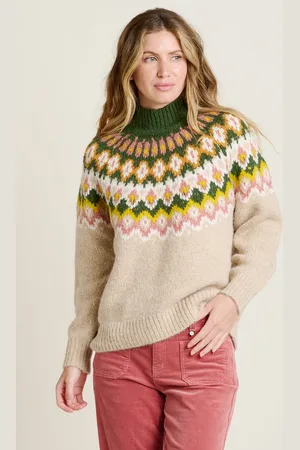 Brakeburn Oat Chunky Knitted Fairisle Jumper