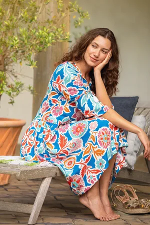 Brakeburn Full Bloom Knee Length Dress