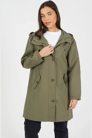 Brave Soul Lightweight Parka Style Hooded Jacket