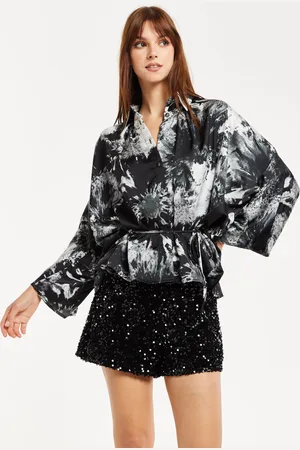 Liquorish Abstract Print Shirt