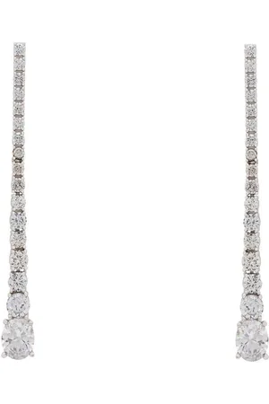 Latelita Hollywood Drop Earrings Silver