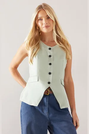 wallis Petite Button Through Waistcoat