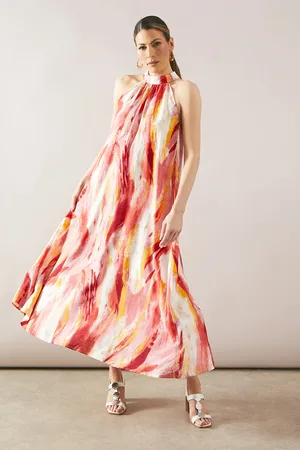 wallis Abstract Print Maxi Swing Dress