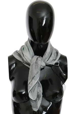 Costume National Silk Scarf Women - Gray Scarves