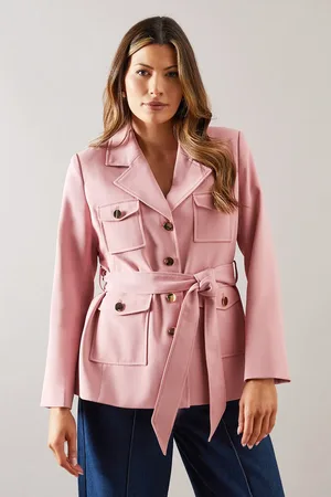 wallis Petite Four Pocket Military Jacket