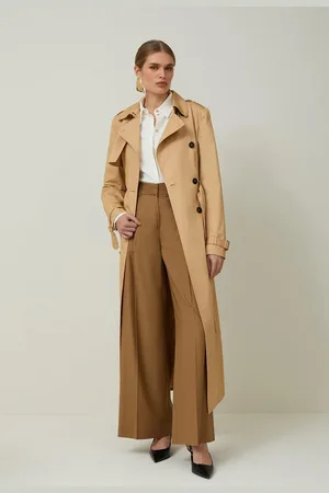 Karen Millen Tailored Classic Belted Trench Coat