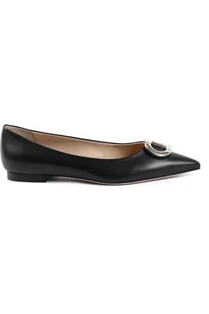 DEE OCLEPPO Capretto Leather Ballerina Flat
