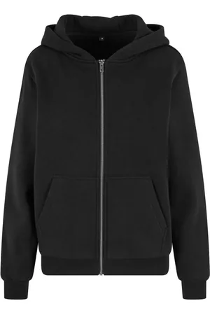 Build Your Brand Fluffy Full Zip Hoodie