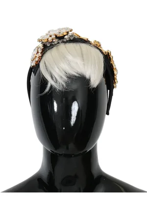 Dolce & Gabbana Crystal Headband Velvet Women