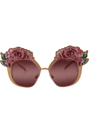 Dolce & Gabbana DG4338 Sequin Rose Sunglasses Women