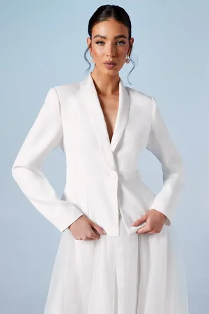 Coast Wrap Waist Bridal Blazer