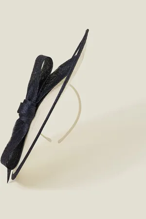 Accessorize Two Tone Bow Disc Fascinator
