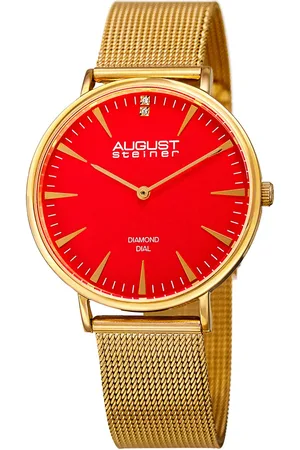 August Steiner Velanthra Mesh 38mm Japanese Quartz Classic