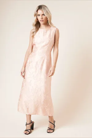 Dorothy Perkins Petite DP Luxe Satin Bow Print Midi Dress