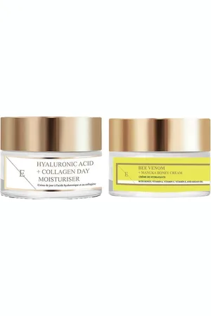 Eclat Skin London Bee Venom + Manuka Honey Cream 50ml + Hyaluronic Acid & Collagen Day Cream 50ml