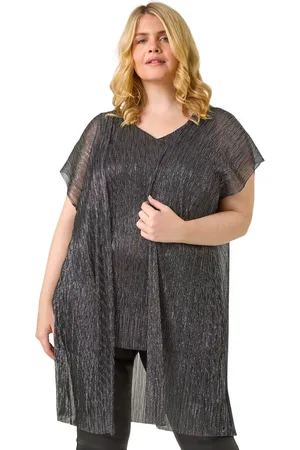 Roman Curve Plisse 2 In 1 Top