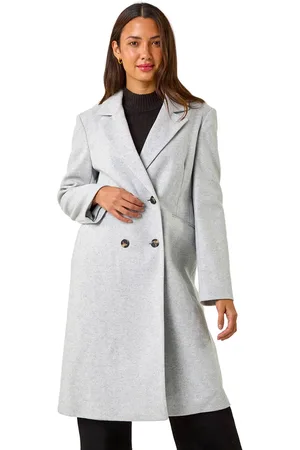 Roman Faux Wool Double Breasted Coat