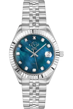 GV2 by Gevril Naples 12409 Two Tone Swiss Quartz Watch