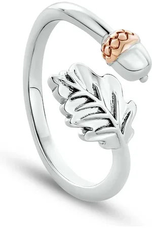 Clogau Royal Sterling Silver Oak Leaf Ring