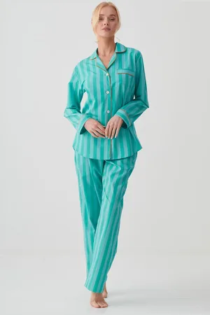 British Boxers "New York Stripe" Crisp Cotton Pyjama Set