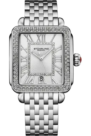 Stuhrling VivreLuxe 34mm Rectangle Quartz Fashion