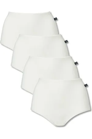 British Boxers Pack of Four "Ivory" Bamboo Full Briefs