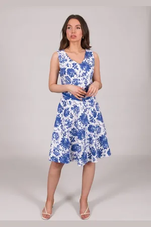 Asolo Floral Fit & Flare Dress