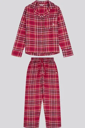 U.S. Polo Assn. Brushed Flannel Plaid Pyjama Set