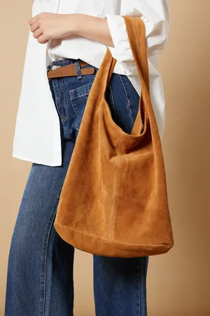 Oasis Mirabeth Suede Slouch Bag