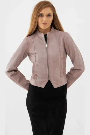 Bolongaro Real Leather Racer Jacket