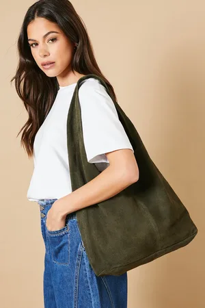 Oasis Mirabeth Suede Slouch Bag