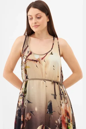 Bolongaro Floral Print Parachute Day Dress
