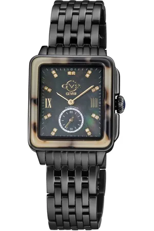 GV2 by Gevril Bari Tortoise 9243B Swiss Quartz Watch