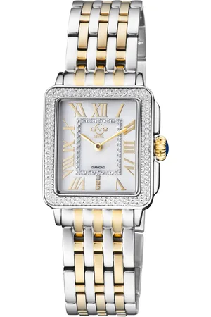GV2 by Gevril Padova Silver MOP Dial 12304B Swiss Quartz Watch