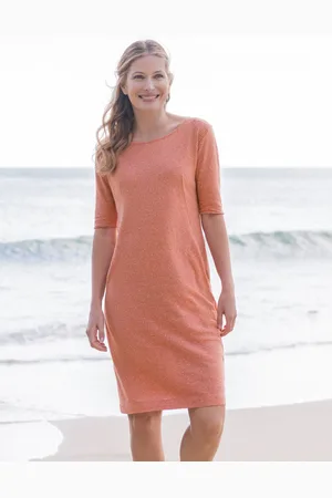 CELTIC & CO. Linen / Cotton Knee Length Dress