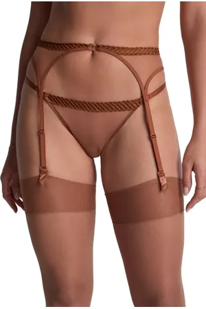 Aubade Sheer Emotion Suspender Belt
