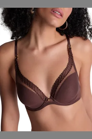 Aubade Sheer Emotion Triangle Plunge Bra